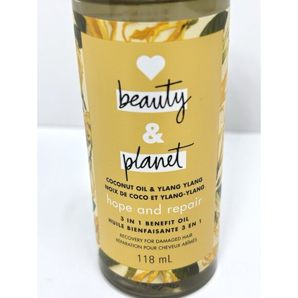 Love Beauty Planet 3-in-1 Benefit Oil Coconut Ylang Ylang Hair Repair New - Picture 2 of 6